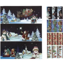 Badaboum 3 Bandes Vitro Statique De Noel Paillet Es Best