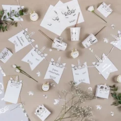 New 8 Etiquettes Licorne Avec Liens Theme Licorne