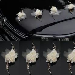 Badaboum 4 Grandes Fleurs G Antes Ivoire Pour Voiture Hot