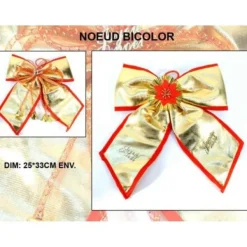 Badaboum 2 Noeuds De Noel Papillon Décoratif Bicolore Discount
