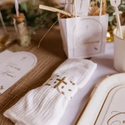 Badaboum 10 Ronds De Serviette Purete Blanc Clearance