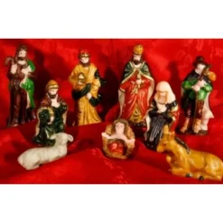 Badaboum 9 Santons En Poly R Sine