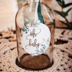 Outlet 24 Stickers Oh Baby Theme D Co Baby Shower