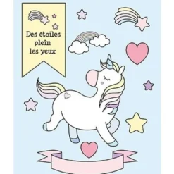 10 Tampons Transparents Motifs Licorne Theme Licorne