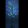 Badaboum Arbre De Noel Noir Avec Feuilles Multicolores 120 Led Sale