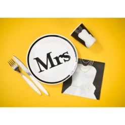 Badaboum Assiette En Carton Mrs 23Cm X 10 Pi Ces