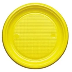 Badaboum Assiette En Plastique Ronde 22Cm Couleur X 20 Pi Ces Best