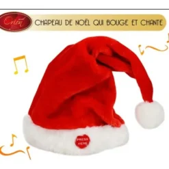 Badaboum Automate Du Chapeau De Noel Qui Bouge Et Chante Outlet
