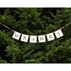 Badaboum Banniere Mariage Mr & Mrs