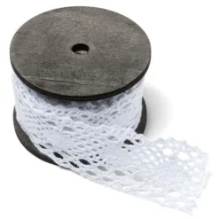 New Bobine Dentelle Blanche Macram 45Mm X 5 M Tres Theme Dentelle