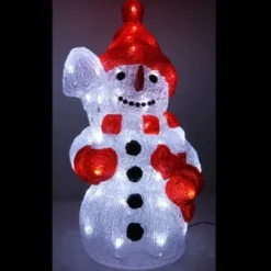 Badaboum Bonhomme De Neige Lumineux En Acrylique 56 Led Pour Décoration Ext Rieur Sale
