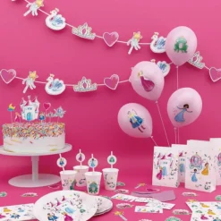 Clearance Carton D'Invitation Et Enveloppe Princesses En Carton 10.5X14.8Cm X8Pcs Theme Deco Princesse