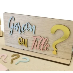 Best Centre De Table Gender Reveal Theme Bapteme