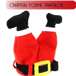 Badaboum Chapeau Du P Re Noel En Forme De Pantalon Discount