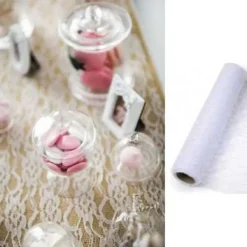 Online Chemin De Table Dentelle R Tro Blanc Theme Dentelle