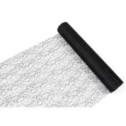 Outlet Chemin De Table Dentelle R Tro Noir Theme Dentelle