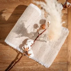 Sale Chemin De Table En Jute Chevron Bicolore Theme Jute