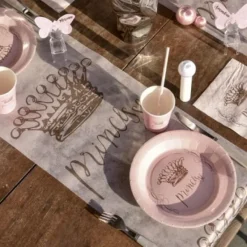 Online Chemin De Table Princesse En Tissu Intiss Theme Deco Princesse