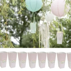 Cornet A Dragees Baby Shower Rose Theme D Co Baby Shower