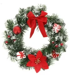 Badaboum Couronne De Noel De Rouge 30Cm New