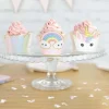 Cupcake Wrappers Baby Licorne X6Pcs Theme D Co Baby Shower