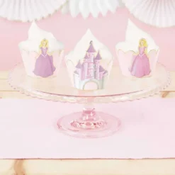 Hot Cupcake Wrappers Princesse X6Pcs Theme Deco Princesse