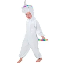 New D Guisement Adulte Peluche Licorne Blanche 9/11 Ans Theme Licorne