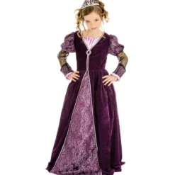 Clearance D Guisement Enfant Princesse Pourpre 7/9 Ans Theme Deco Princesse
