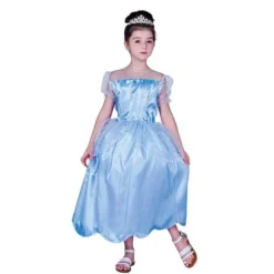 New D Guisement Enfant Princesse Bleu 7/9 Ans Theme Deco Princesse