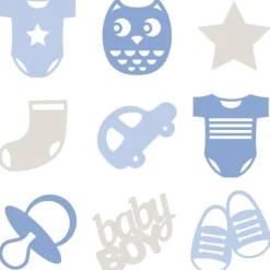 Best Feutrine Mini Silhouette B B Gar On X 45 Theme D Co Baby Shower