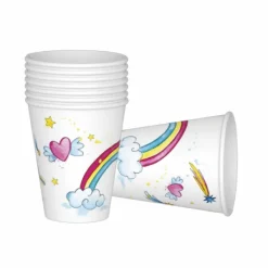 Outlet Gobelet Licornes En Carton 25Cl X8Pcs Theme Licorne