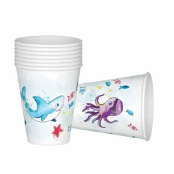 New Gobelet Princesses En Carton 25Cl X8Pcs Theme Deco Princesse