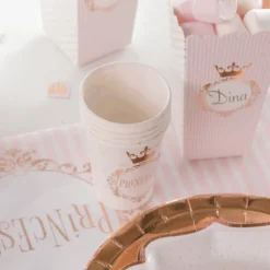 Gobelets En Carton Anniversaire Princesse 27 Cl X10 Pi Ces Theme Deco Princesse