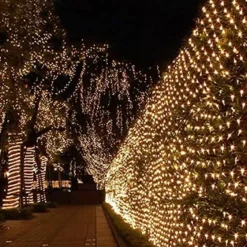 Badaboum Grand Filet Lumineux 384 Led Blanc Chaud Best