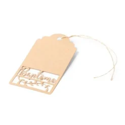 Best Grande Etiquette Bapt Me Kraft X 20 Pi Ces Theme Bapteme