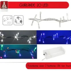 Badaboum Guirlande Lumineuse À Pile Pas Cher 20 Led Sale