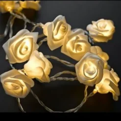 Badaboum Guirlande Lumineuse A Pile Rose Blanche Best