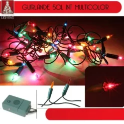 Badaboum Guirlande Lumineuse Musicale 50 Lampes Multicolore New
