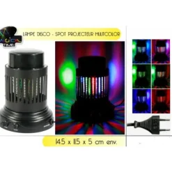 Badaboum Lampe Disco Spot Projecteur Multicolore New