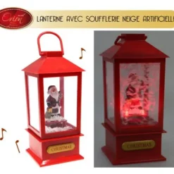 Badaboum Lanterne De Noel Lumineuse Et Musicale Avec Soufflerie Outlet