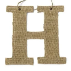 Lettre En Jute Mariage H Theme Jute