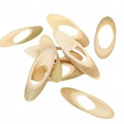 Badaboum Lot De 24 Ronds De Serviette En Bambou Naturel Sale