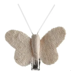 Best Mini Papillon Jute Sur Pince X 4 Pi Ces Theme Jute