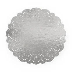 Napperon En Dentelle Argent 16Cm X 6 Pi Ces Theme Dentelle