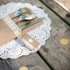 Discount Napperon En Dentelle Argent 26Cm X 6 Pi Ces Theme Dentelle