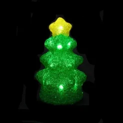 Badaboum Petit Sapin Lumineux Vert Avec Etoile Acrylique Best