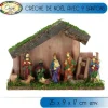 Badaboum Petite Creche De Noel + 9 Santons Clearance
