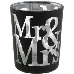 Badaboum Photophore En Verre Mr Mrs