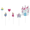 Discount Pique G Teau Bois Et Carton Princesses X6Pcs Theme Deco Princesse