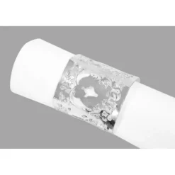 Badaboum Rond De Serviette Argent Couple Mari S Dans Coeur Sale